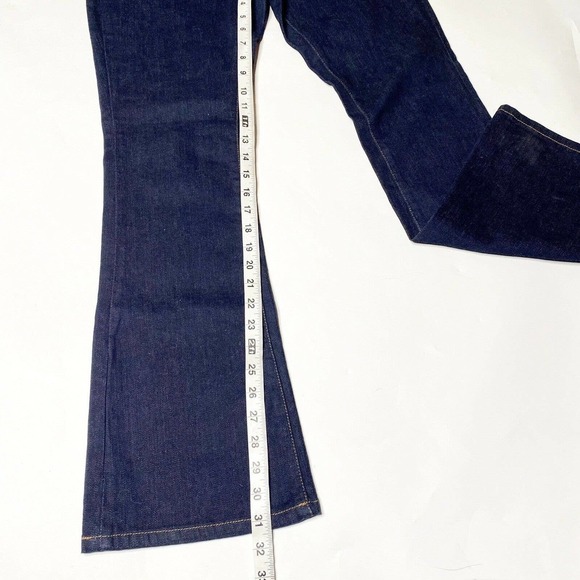 Ralph Lauren Jeans Co Dark Wash Straight Flare Leg Denim Pants Womens Size 2 - Picture 9 of 10